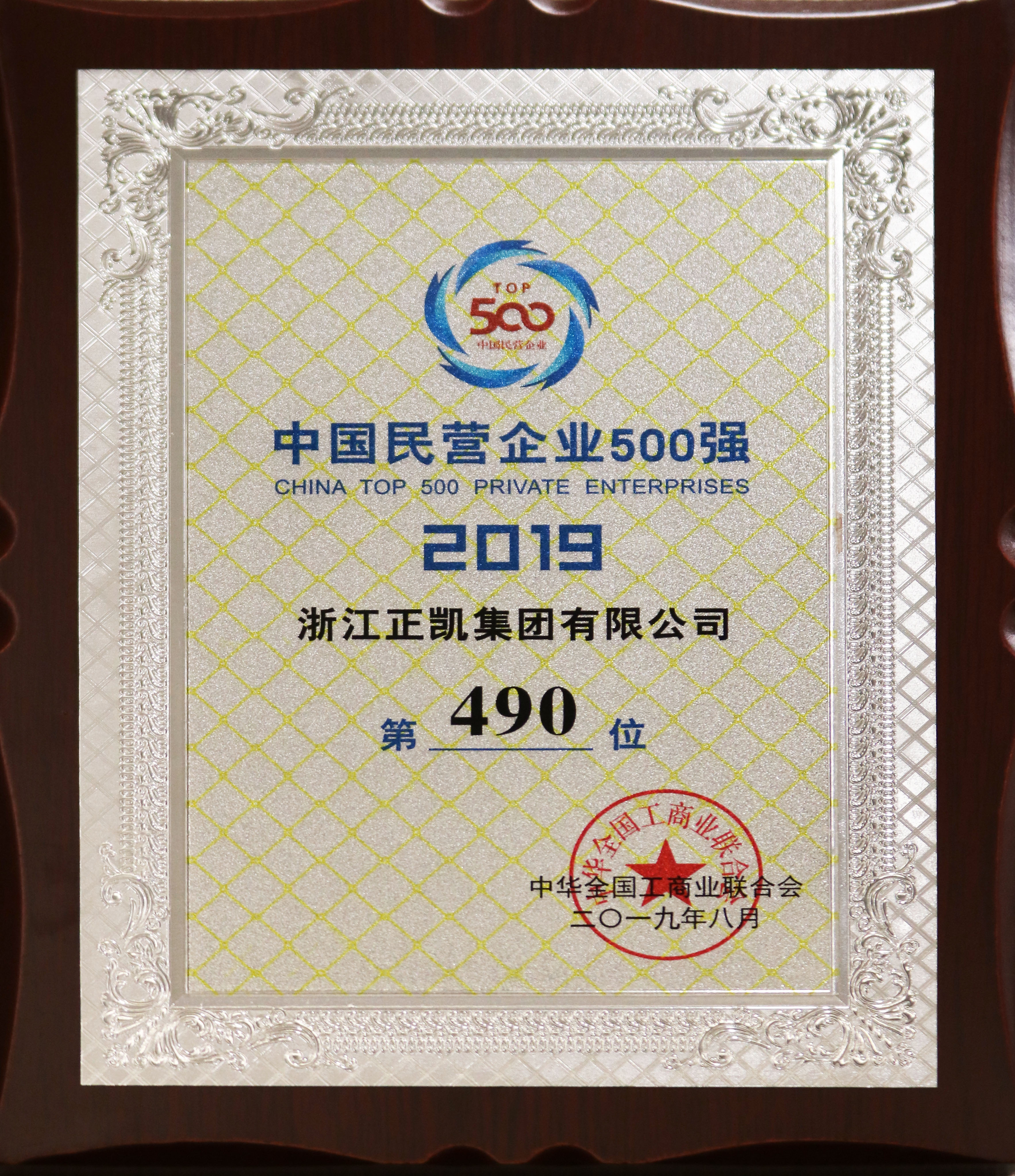 7.2019年中国民营企业500强